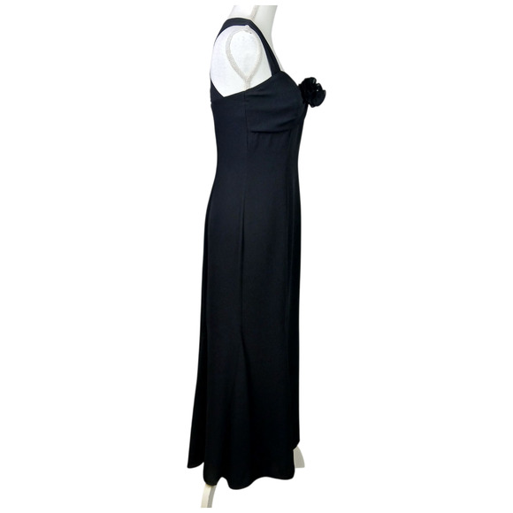 Jessica McClintock Gunne Sax VTG SZ 7/8 (Fits like 6) Black Evening Wear Dress - Picture 5 of 9